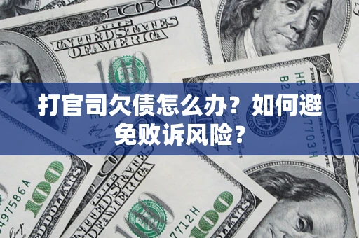 北京打官司欠债怎么办？如何避免败诉风险？
