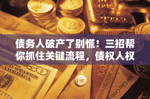 北京债务人破产了别慌！三招帮你抓住关键流程，债权人权益不再缩水